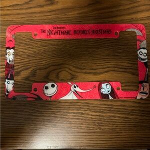 Nightmare Before Christmas License Plate Frame